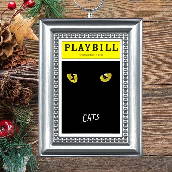 Cats Broadway Musical Playbill‎ Christmas Tree Ornament - Picture 1 of 3